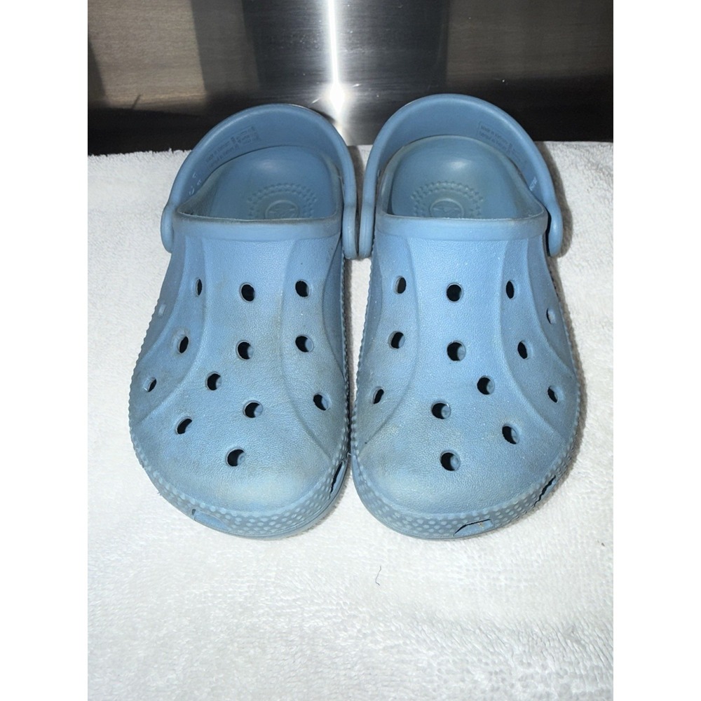 Crocs Blue Toddler Boys Size C8 - Picture 3 of 9